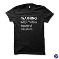 Sarcasm Warning funny, humor, - Adult & Kids T-Shirts, Sweatshirts & Hoodies apparel design preview 1