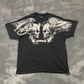 Vintage Heaven and Hell Skulls mens XL Black 2000s - Adult & Kids T-Shirts, Sweatshirts & Hoodies apparel design preview 1