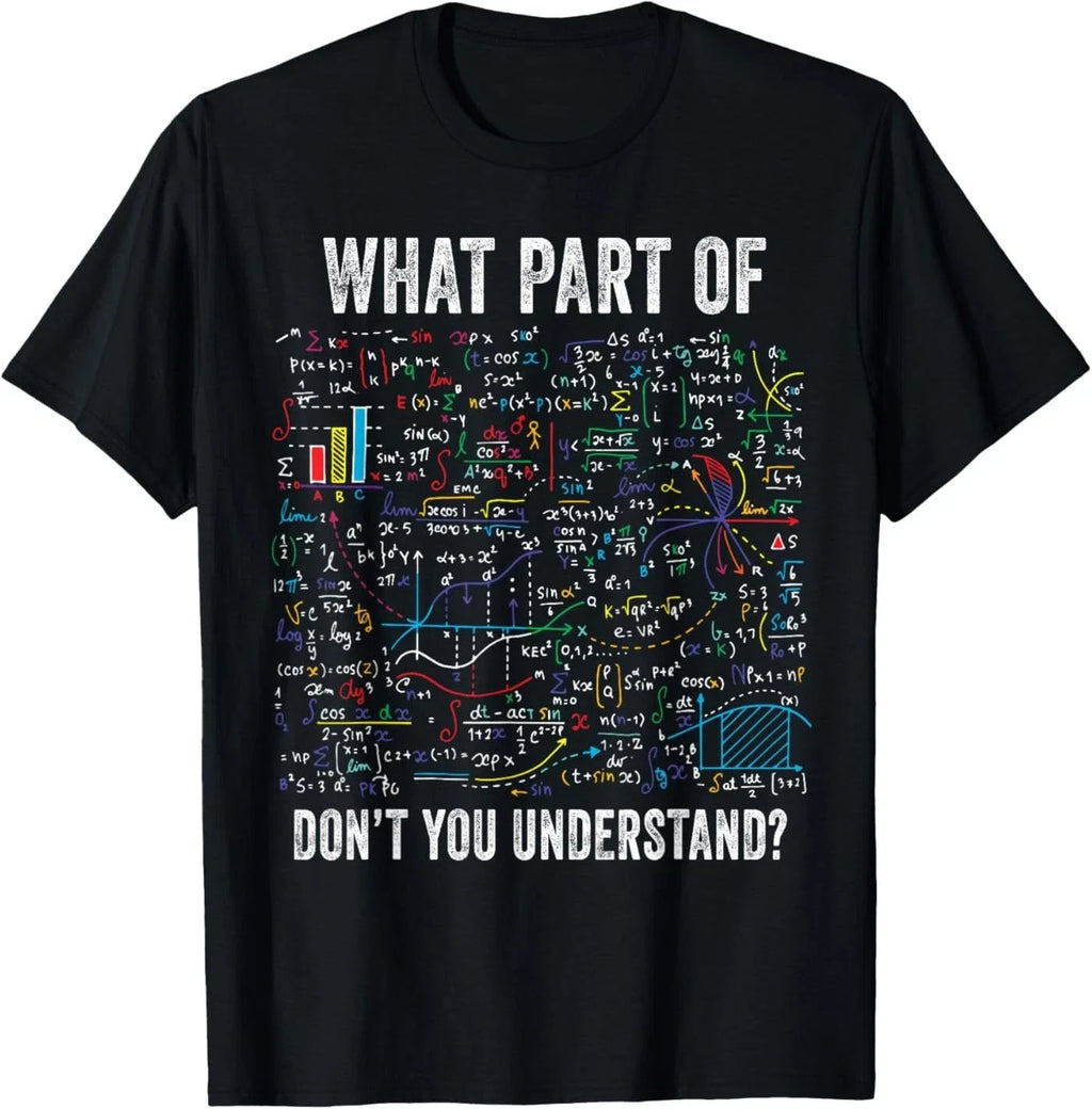 What Part of Don't You Understand Funny Math - Adult & Kids T-Shirts, Sweatshirts & Hoodies apparel design preview 1
