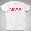 NASA LOGO retro worm 60s 70s 80s space camp rocket - Adult & Kids T-Shirts, Sweatshirts & Hoodies apparel design preview 1