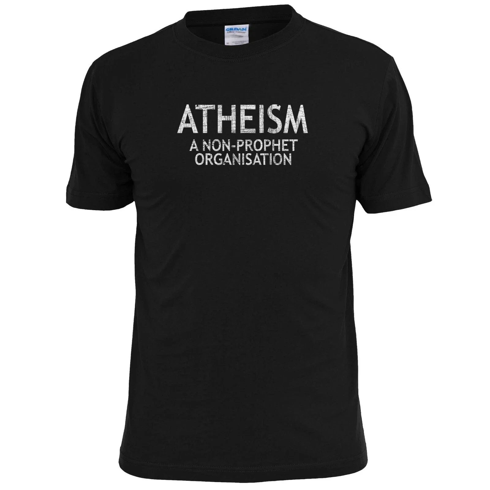 Mens Atheism A Non Prophet Organisation Funny Rude - Adult & Kids T-Shirts, Sweatshirts & Hoodies apparel design preview 1