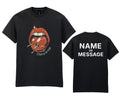 Retro Cherry Lips Pop Art Graphic Personalised Name - Adult & Kids T-Shirts, Sweatshirts & Hoodies apparel design preview 1