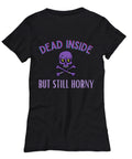 Funny Coffee Dead Inside But Still Horny, Memes, - Adult & Kids T-Shirts, Sweatshirts & Hoodies apparel design preview 1