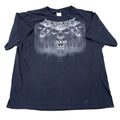 Vintage Y2K Biker Men XL Black Faded Skull Wings - Adult & Kids T-Shirts, Sweatshirts & Hoodies apparel design preview 1