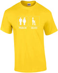 Problem Solved Offensive Sexual - Adult & Kids T-Shirts, Sweatshirts & Hoodies apparel design preview 1