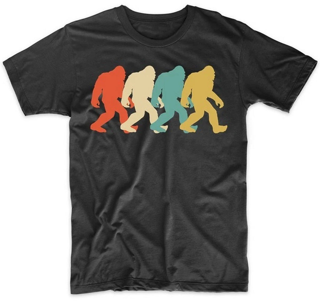 Men's Bigfoot Sasquatch Silhouette Retro Pop Art - Adult & Kids T-Shirts, Sweatshirts & Hoodies apparel design preview 1