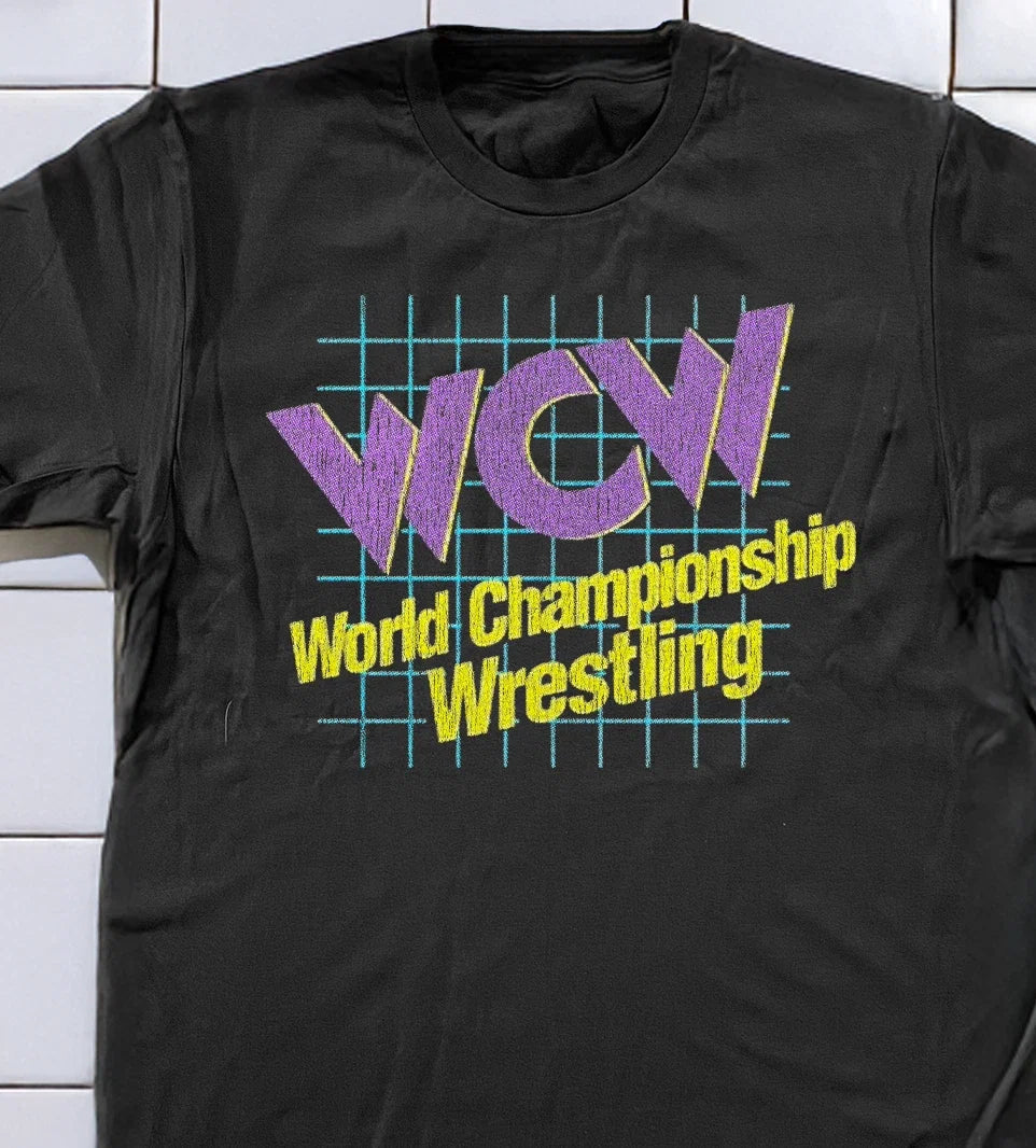 90's Wcw Classic Black XL - Adult & Kids T-Shirts, Sweatshirts & Hoodies apparel design preview 1