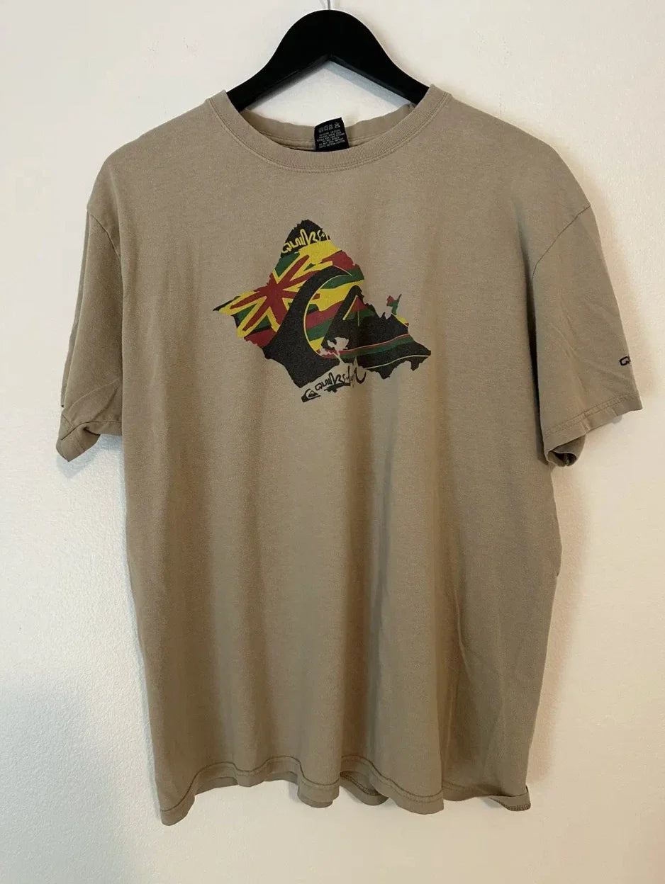 Y2K Vintage Quiksilver Hawaii surfer 90's - Adult & Kids T-Shirts, Sweatshirts & Hoodies apparel design preview 1