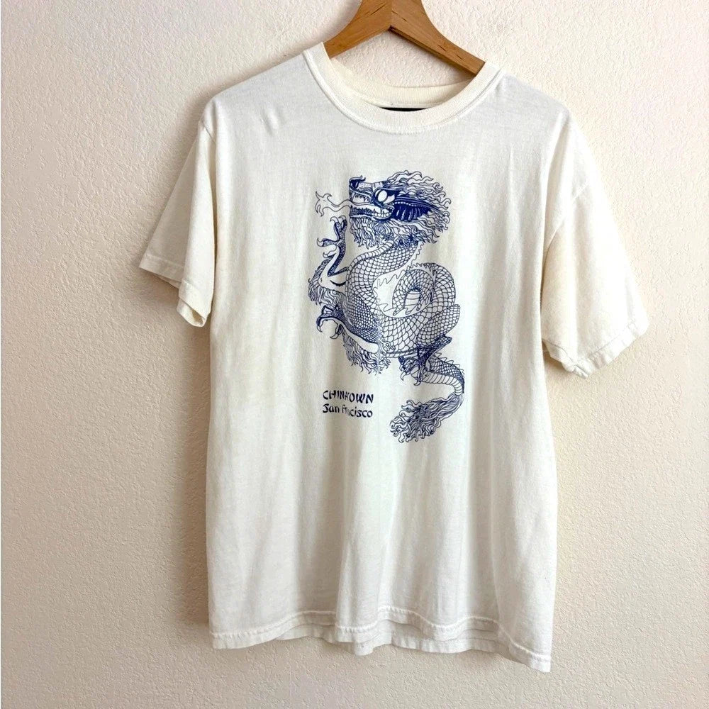 Vintage Y2K Chinatown San Francisco Dragon - Adult & Kids T-Shirts, Sweatshirts & Hoodies apparel design preview 1