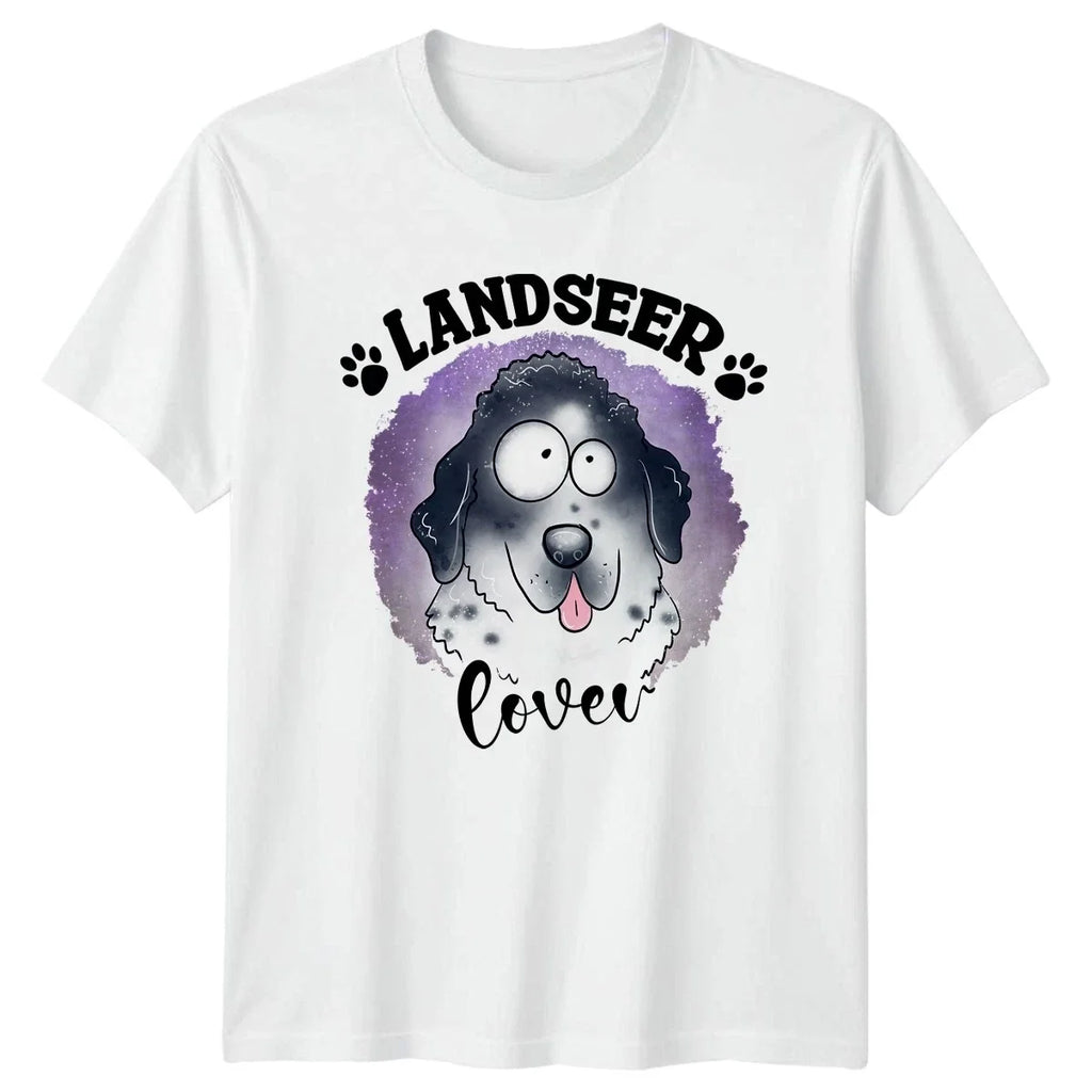 Landseer Lover Dog Breed Newfoundland Gift For Him - Adult & Kids T-Shirts, Sweatshirts & Hoodies apparel design preview 1