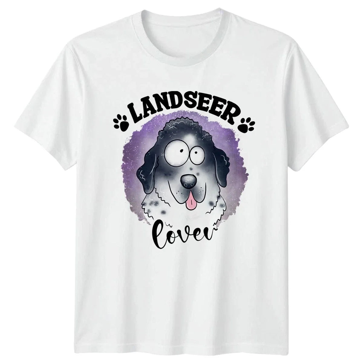 Landseer Lover Dog Breed Newfoundland Gift For Him - Adult & Kids T-Shirts, Sweatshirts & Hoodies apparel design preview 1