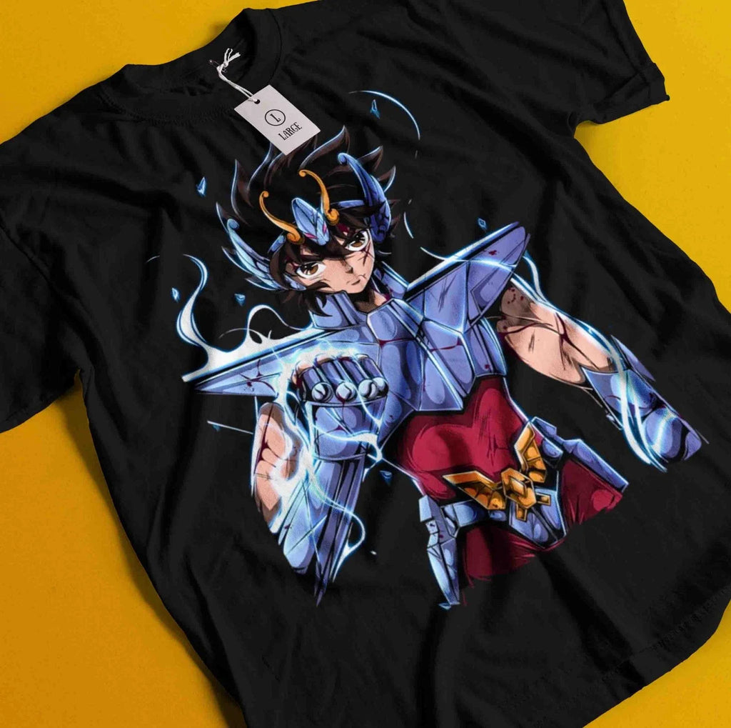 Saint Seiya knights Of the Zodiac Hyoga Ikki Shun - Adult & Kids T-Shirts, Sweatshirts & Hoodies apparel design preview 1