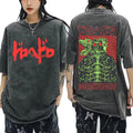 Unisex Dorohedoro Kaiman S-XXL Washed Black Y2K Anime - Adult & Kids T-Shirts, Sweatshirts & Hoodies apparel design preview 1