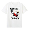 Not My First Tornadeo Tornado Funny Cowboy Meme - Adult & Kids T-Shirts, Sweatshirts & Hoodies apparel design preview 1