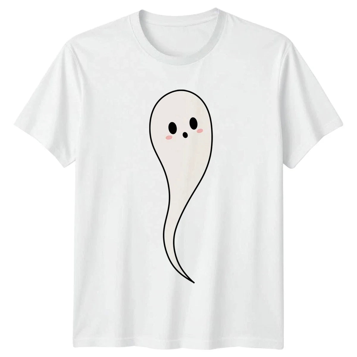 Cute Ghost Character Kawaii Style Birthday Gift For - Adult & Kids T-Shirts, Sweatshirts & Hoodies apparel design preview 1