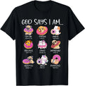 God Say I Am Lover Cute Kawaii Pets and Donuts Easter - Adult & Kids T-Shirts, Sweatshirts & Hoodies apparel design preview 1