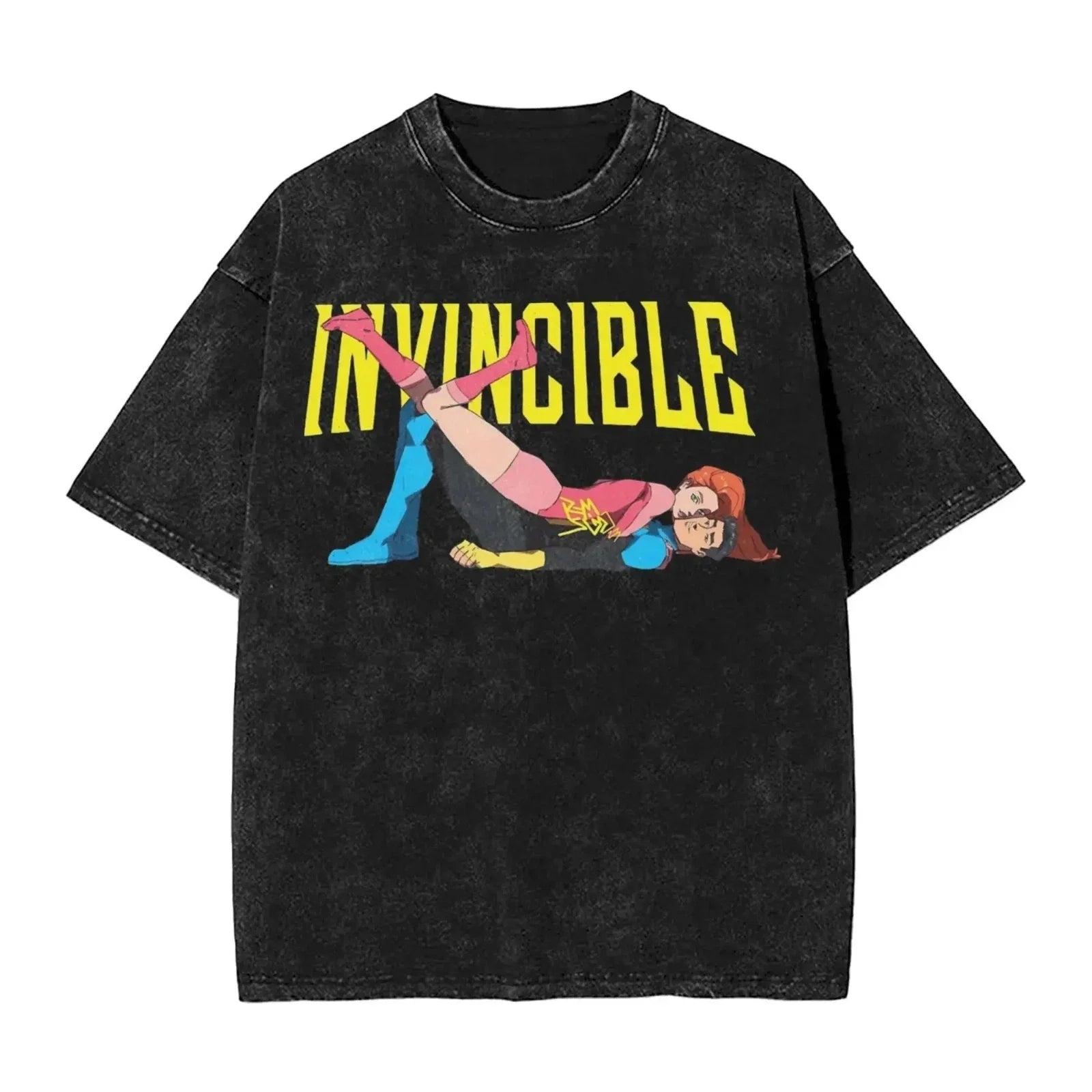 Invincible Cotton Graphic Print Cartoon Washed - Adult & Kids T-Shirts, Sweatshirts & Hoodies apparel design preview 1
