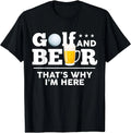 Golf and Beer Joke Dad Funny Fathers Day Drinking - Adult & Kids T-Shirts, Sweatshirts & Hoodies apparel design preview 1