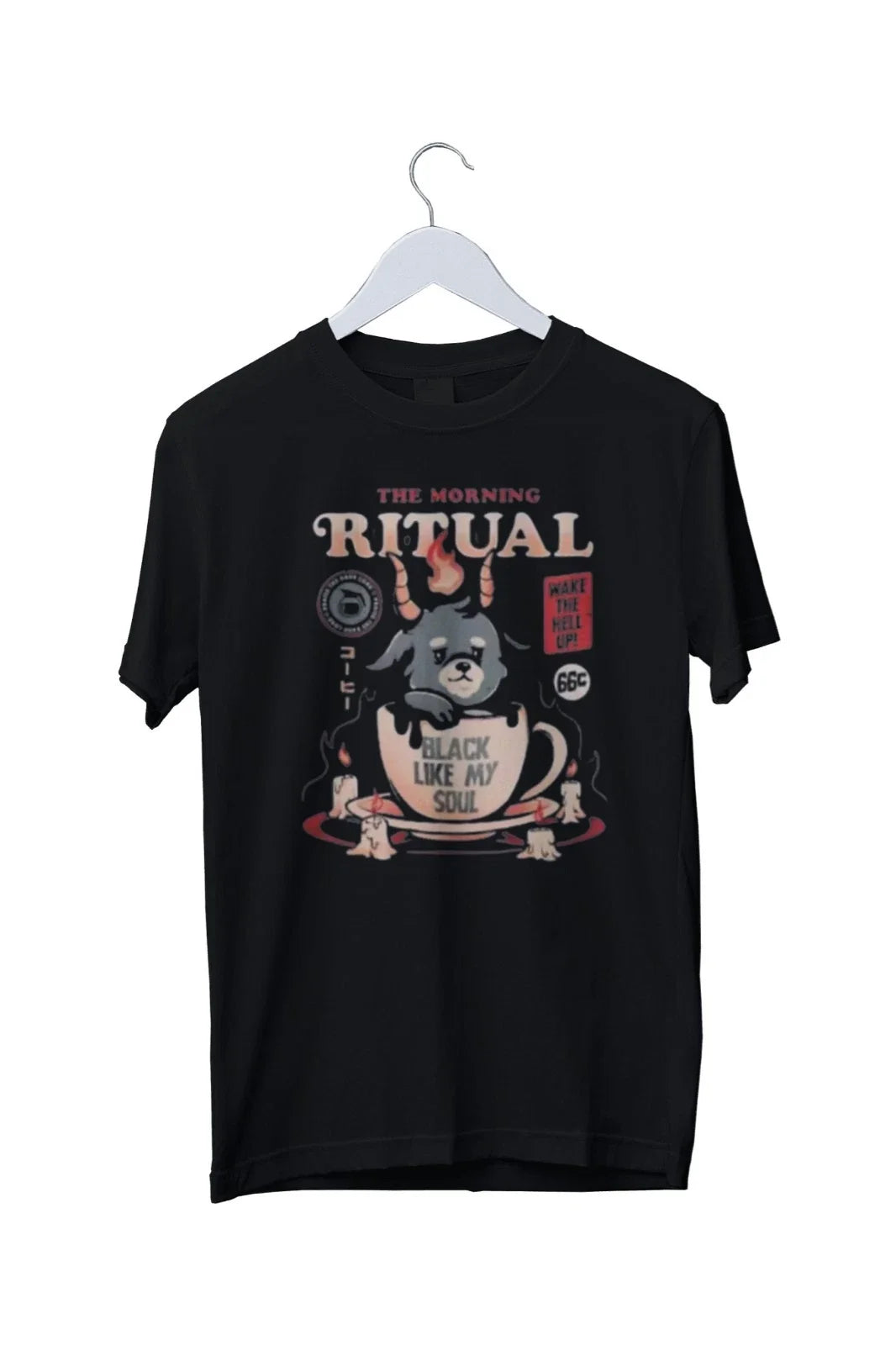 Kawaii Satan Demon Graphic Funny Print S M L XL 2 3 4 - Adult & Kids T-Shirts, Sweatshirts & Hoodies apparel design preview 1