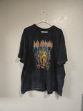 DEF LEPPARD "HYSTERIA TOUR 87" MENS BLACK XL METAL, - Adult & Kids T-Shirts, Sweatshirts & Hoodies apparel design preview 1