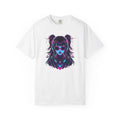 Cyberpunk Anime Girl Neon Futuristic Portrait, Cotton - Adult & Kids T-Shirts, Sweatshirts & Hoodies apparel design preview 1