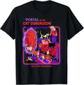 Cat Dimension Sci Fi Retro Vintage Funny Adult Humor - Adult & Kids T-Shirts, Sweatshirts & Hoodies apparel design preview 1