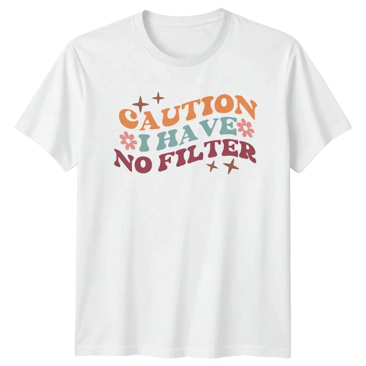 Caution I Have No Filter Funny Sarcasm Birthday Gift - Adult & Kids T-Shirts, Sweatshirts & Hoodies apparel design preview 1
