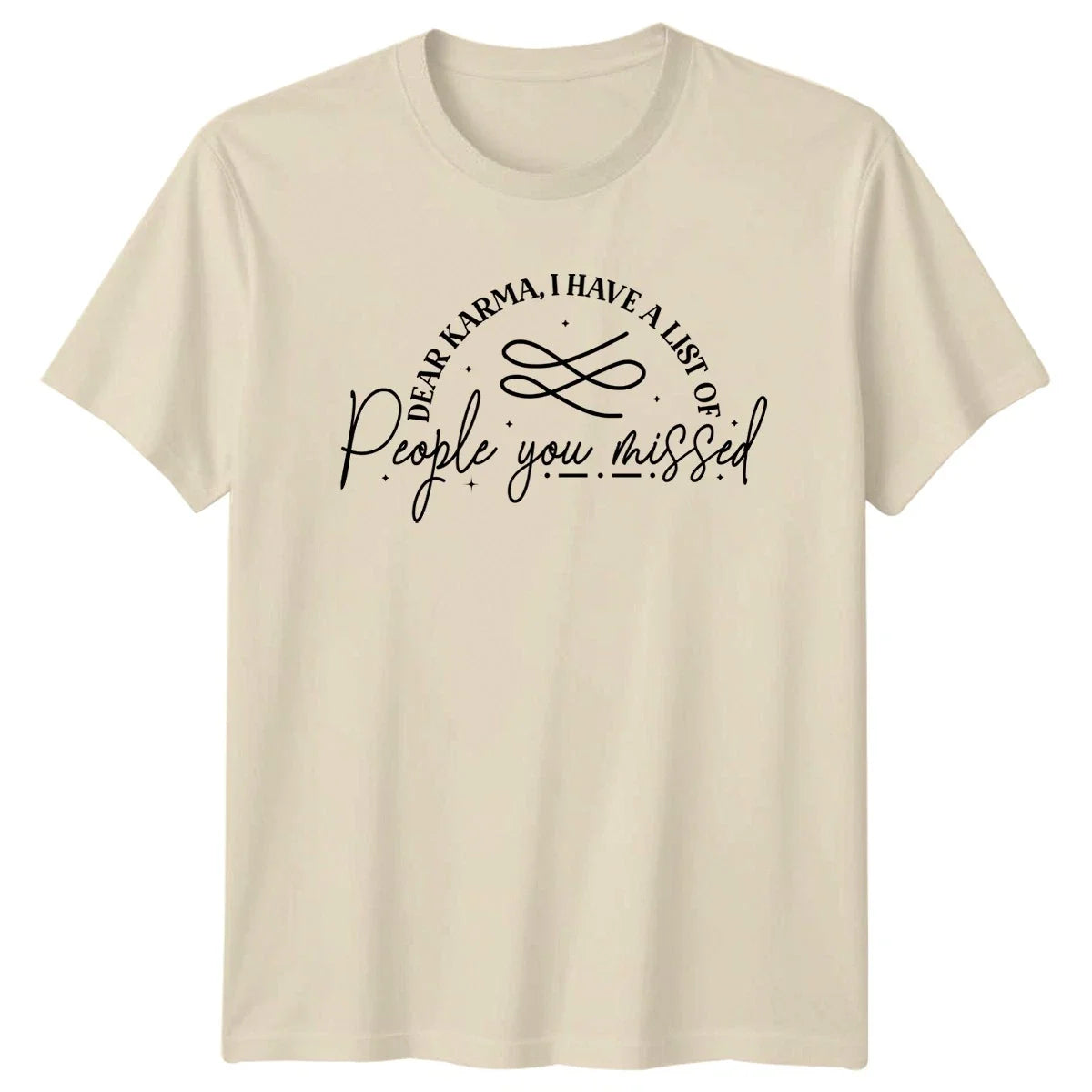 Dear Karma I Have A Sarcastic Quotes Humor Birthday - Adult & Kids T-Shirts, Sweatshirts & Hoodies apparel design preview 1