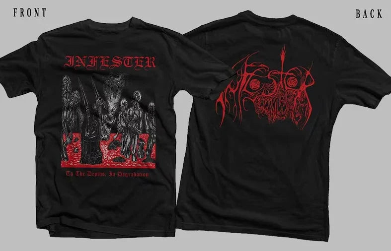 New Dtg Dtf printed -INFESTER- To the Depths, in - Adult & Kids T-Shirts, Sweatshirts & Hoodies apparel design preview 1