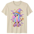 Kawaii Ghost Roller Skating Halloween Gift For Him - Adult & Kids T-Shirts, Sweatshirts & Hoodies apparel design preview 1