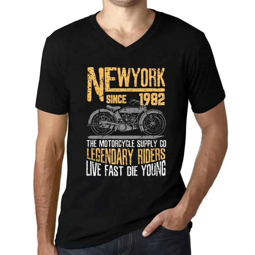 Men's Graphic V Neck Motorcycle Legendary Riders - Adult & Kids T-Shirts, Sweatshirts & Hoodies apparel design preview 1