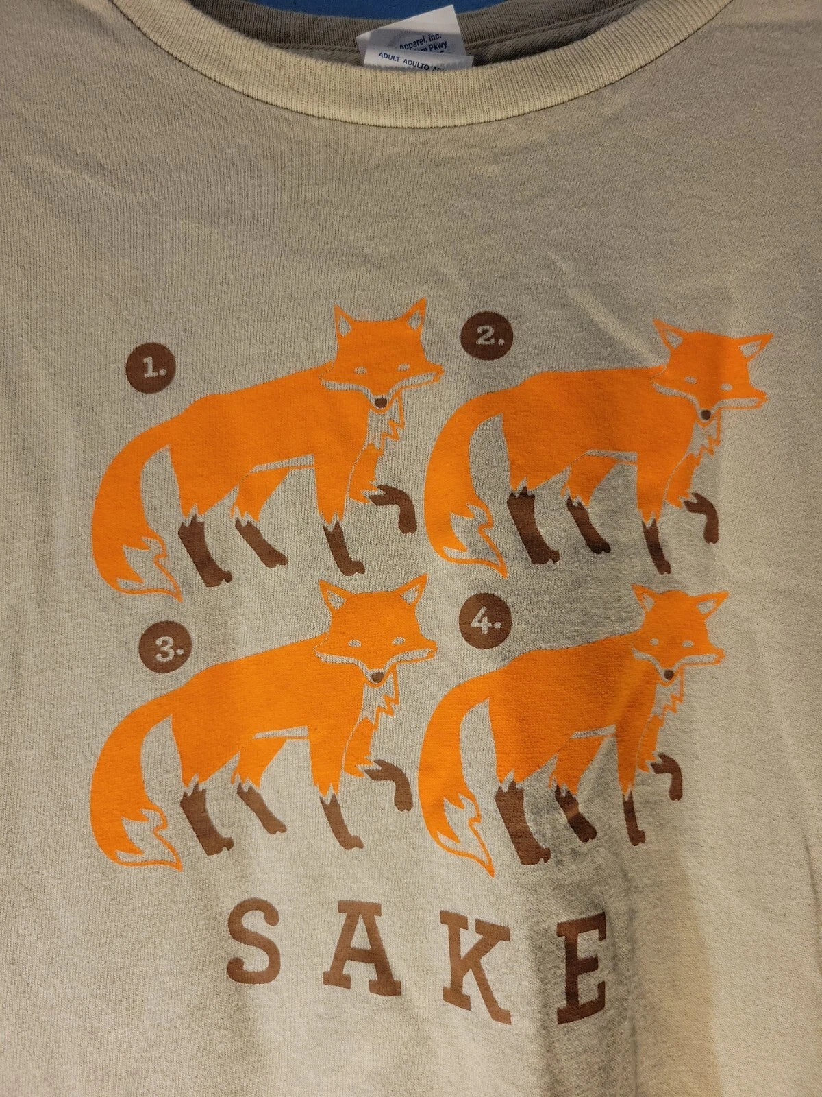 Delta Mens Funny Dad Joke 'For Fox Sake' Size XL - Adult & Kids T-Shirts, Sweatshirts & Hoodies apparel design preview 1