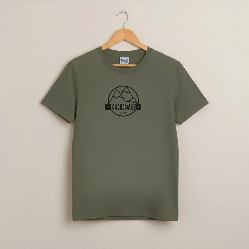 Ben Nevis Scotland, Fort William, Mountain, Various - Adult & Kids T-Shirts, Sweatshirts & Hoodies apparel design preview 1