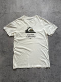 Quiksilver Men's size Large White Center Logo Graphic - Adult & Kids T-Shirts, Sweatshirts & Hoodies apparel design preview 1
