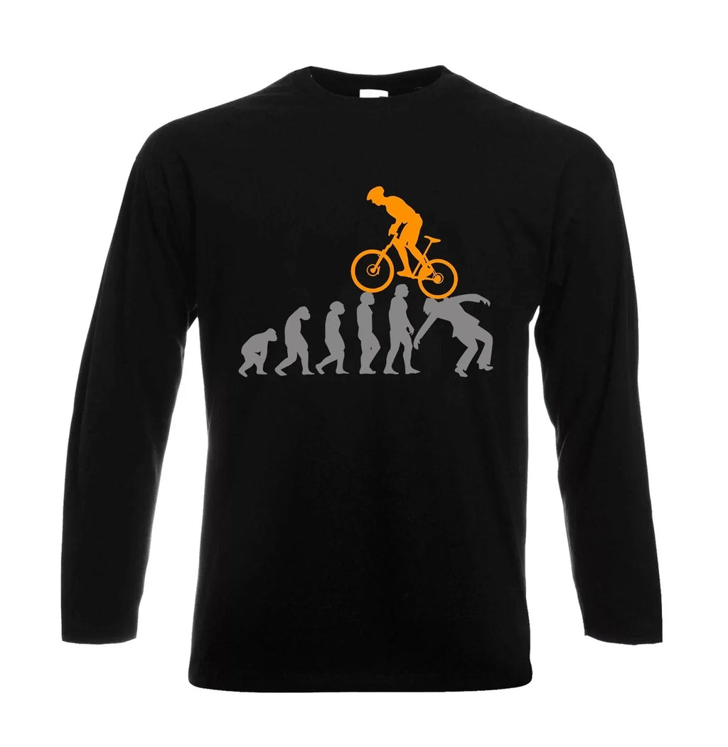 Motorcycle Pit-bike Biker Evolution Funny Men's Top - Adult & Kids T-Shirts, Sweatshirts & Hoodies apparel design preview 1