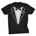 Mens Black Tuxedo Funny Lazy Wedding Fake Suit Fancy - Adult & Kids T-Shirts, Sweatshirts & Hoodies apparel design preview 1