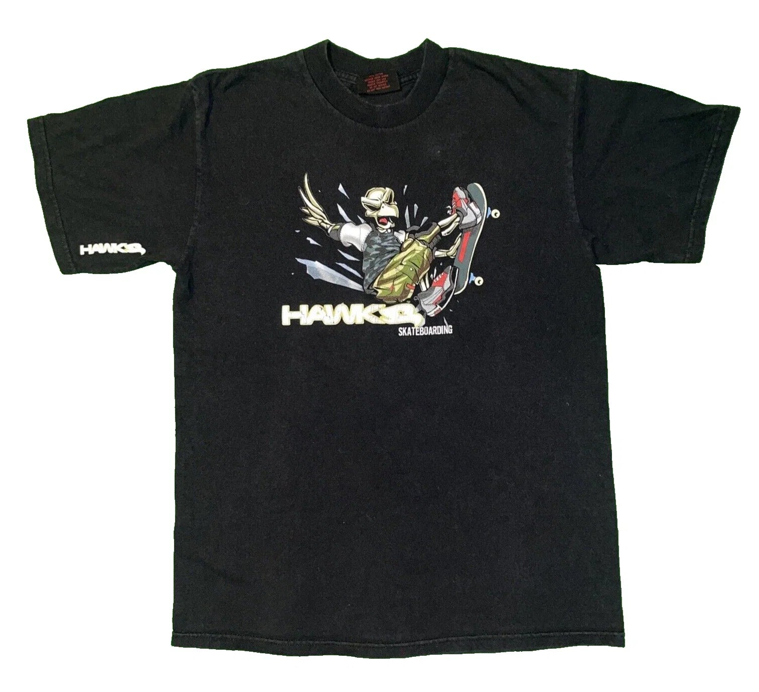 Vtg Tony Hawk Small Y2K Skateboard Birdhouse Powell - Adult & Kids T-Shirts, Sweatshirts & Hoodies apparel design preview 1