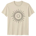 Minimalist Celestial Sunburst Abstract Graphic Boho - Adult & Kids T-Shirts, Sweatshirts & Hoodies apparel design preview 1