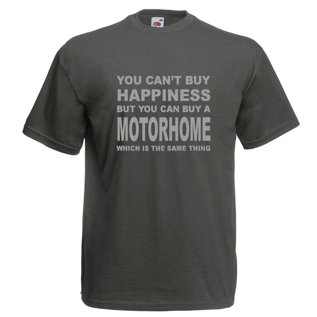 Happiness Motorhome Glamping Camping Funny - Adult & Kids T-Shirts, Sweatshirts & Hoodies apparel design preview 1