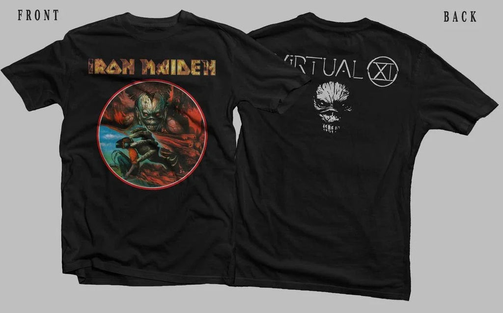 Iron Maiden Futureal Two-Sided English Heavy Metal - Adult & Kids T-Shirts, Sweatshirts & Hoodies apparel design preview 1