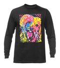 Pop Art Yorkie Dog Neon Rainbow Face - Adult & Kids T-Shirts, Sweatshirts & Hoodies apparel design preview 1
