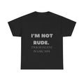 I'm Not Rude Sarcastic Funny Quote Fluent in Sarcasm - Adult & Kids T-Shirts, Sweatshirts & Hoodies apparel design preview 1