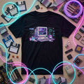 Retro Y2K Glitch Art Computer Vintage Tech Graphic - Adult & Kids T-Shirts, Sweatshirts & Hoodies apparel design preview 1