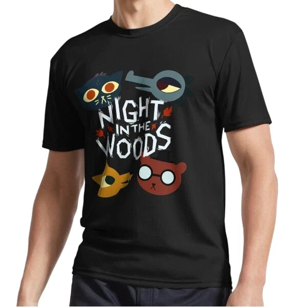 New Night in the Woods all characters Active Logo - Adult & Kids T-Shirts, Sweatshirts & Hoodies apparel design preview 1