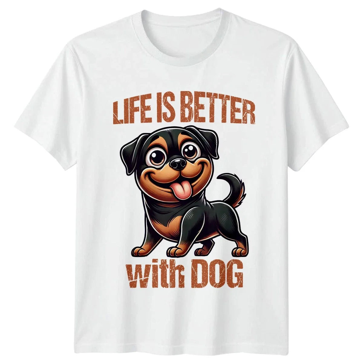 Life Is Better With Dog Rottweiler Birthday Gift - Adult & Kids T-Shirts, Sweatshirts & Hoodies apparel design preview 1