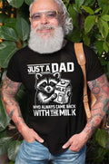 Men's Funny Father's day Dad with milk joke humor - Adult & Kids T-Shirts, Sweatshirts & Hoodies apparel design preview 1