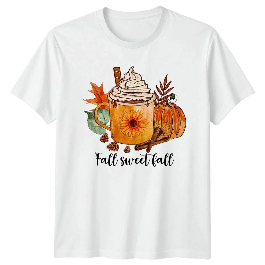Fall Sweet Autumn Season Coffee Lover Gift - Adult & Kids T-Shirts, Sweatshirts & Hoodies apparel design preview 1