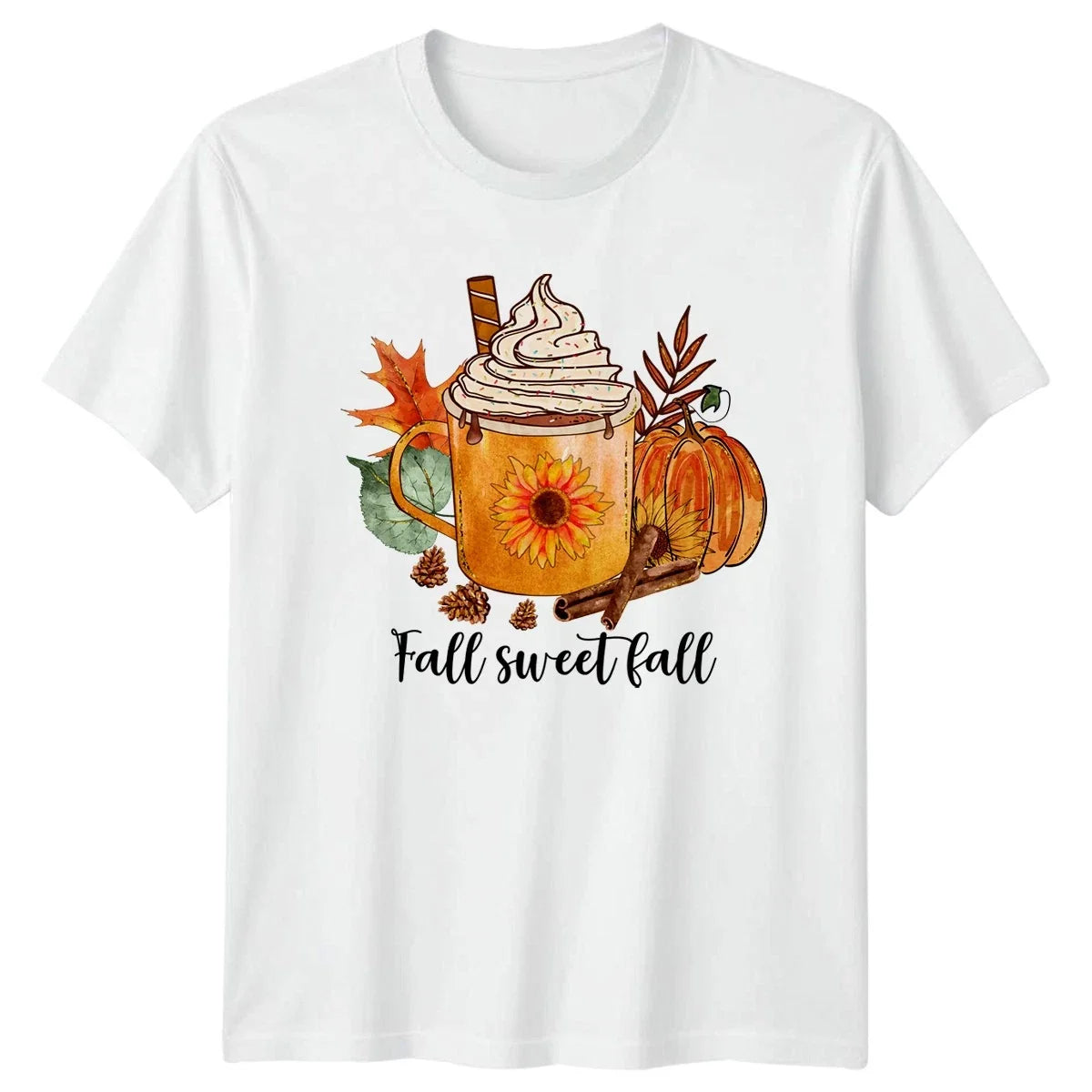 Fall Sweet Autumn Season Coffee Lover Gift - Adult & Kids T-Shirts, Sweatshirts & Hoodies apparel design preview 1