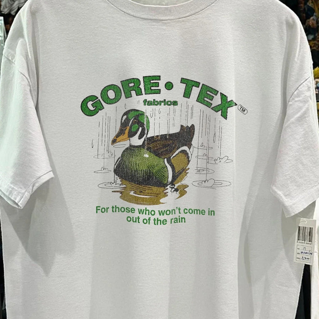 90s Gore-Tex Fabrics Rare White S - Adult & Kids T-Shirts, Sweatshirts & Hoodies apparel design preview 1