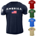 Men's USA Flag Distress American Patriotic 100% - Adult & Kids T-Shirts, Sweatshirts & Hoodies apparel design preview 1